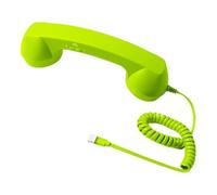 Fxzqgnh Auricular Retro para Teléfono con Micrófono Integrado Y Altavoz Diseño Ergonómico Reducción de Ruido Adecuado para Videoconferencias Llamadas Oficina, Verde