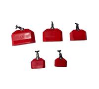 Fxzqgnh Batería de 5 Piezas, Fácil de Montar, de, Duradera Y Potente: Ideal para La Música Latinoamericana, Rojo