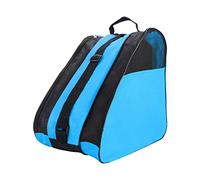Fxzqgnh Bolsa para Patines Porta Patines de Ruedas Mochila Organizadora de Patinaje Bolso para Patines con Triple Compartimento Y Material Antidesgarro Adecua, Azul