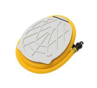 Fxzqgnh Bomba de Pie Bomba de Aire Inflador Manual Hinchador Pedal con Corrugada Conectores Seguros Cuerpo Compacto Portátil Adecuada para Kayak Tabla de Bote Inflable Colchón de Aire
