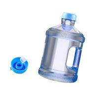 Fxzqgnh Botella de Agua con Asa Recipiente Portátil de Agua Mineral Bidón Transparente Reutilizable Material PC Seguro para Alimentos Adecuado para Actividade, 3l