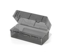 Fxzqgnh Caja Protectora Conectores Resistente a la Intemperie Caja Conexiones Impermeable Hermética Protector Enchufe para Balcón, Negro Transparente