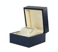 Fxzqgnh Caja Reloj Cuero PU Estuche Joyas Cuadrado Joyero, Blanco