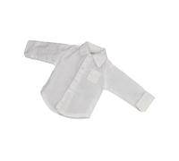 Fxzqgnh Camiseta para Figura de Acción, Camiseta para Hombre, Ropa para Muñecas 1/12, Accesorios de Ropa para Coleccionistas, Maquetas, Regalos Y Decoración, Blanco