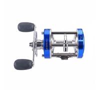 Fxzqgnh Carre Tambor Metálico Freno Pon Carre Marino Metálico para Pescadores, Azul, CL30