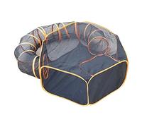 Fxzqgnh Cat Tunnel Y Casa para Gatos Plegable Estructura Ligera Net Resistente Almohadilla Cómoda Adecuado para Pequeños Animales Ejercitar INT