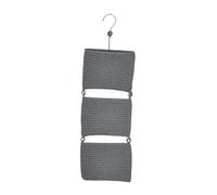 Fxzqgnh Cesta colgante organizadora de pared para dormitorio, cocina con compartimentos TK, almacenamiento de alambre de hielo trenzado, adecuado para sala de estar, baño, dormitorio de los niños, G