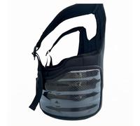 Fxzqgnh Chaleco Protector Karting Acolchado Protector Torso Ajustable Protección Corporal , S Pequeño Busto 75-85 , Talla Única