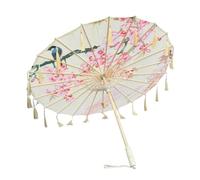 Fxzqgnh Chino Sombrilla Decorativa con Seda Madera Y Papel Aceitado Diseño Tradicional Oriental Adecuada para Sesiones Fotográficas Bodas Danza Fiest, Style B