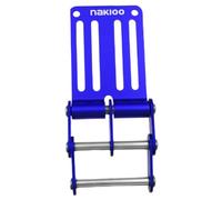 Fxzqgnh Clip de hebilla de desmontaje rápido para cinturón, bolsa de conector de aleación de aluminio, universal, fácil de instalar, adecuado para electricistas, color azul