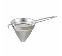 Fxzqgnh Colador de Forma de Embudo Acero Inoxidable Resistente a la Corrosión Colador Mano Metálico Embudo Pequeño Metal para Bodega, Colador De 8 Pulgadas