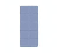 Fxzqgnh Colchoneta Plegable con Bolsa Transporte Suave Esterilla Rectangular Plegable Elástico Esterilla Esterilla para Ejercicios con Bolsa Transporte, Azul, 183x60cm