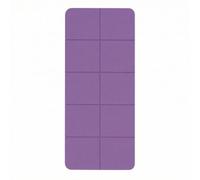 Fxzqgnh Colchoneta Plegable con Bolsa Transporte Suave Esterilla Rectangular Plegable Elástico Esterilla Esterilla para Ejercicios con Bolsa Transporte, Morado, 183x80cm
