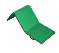 Fxzqgnh Colchoneta Plegable Portátil Colchoneta con Compacta Tapete Plegable Ejercicio para Pilates, Actividad Mente-Cuerpo, Verde, 180 60 5cm