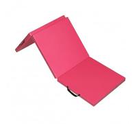 Fxzqgnh Colchoneta Plegable Portátil Colchoneta con Compacta Tapete Plegable Ejercicio para Pilates, Actividad Mente-Cuerpo, Rojo Rosa, 180 60 5cm