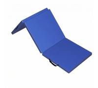 Fxzqgnh Colchoneta Plegable Portátil Colchoneta con Compacta Tapete Plegable Ejercicio para Pilates, Actividad Mente-Cuerpo, Azul, 180 60 5cm