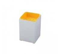 Fxzqgnh Cubo de Basura de 4 Piezas para Residuos de Té con Doble Capa de Filtración, Colador Extraíble, Papelera de, Fácil de Limpiar, Apto para Uso, 3 piezas