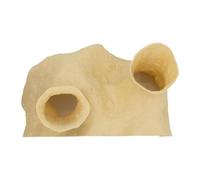 Fxzqgnh Cueva - Refugio para camarones, suministros de refugio de camarones, tienda de campaña de camarones de interior, accesorios creativos y versátiles para camarones, amarillo