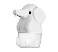 Fxzqgnh Dispensador Automático de Jabón Inteligente para Líquidos Y Espuma Automático Y Exterior Resistente Al Agua Tipo Adecuado para Baño Co, Blanco, Individual