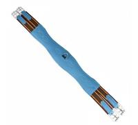 Fxzqgnh Faja Ecuestre con Anilla D Elástica Faja Ecuestre Acolchada Elástico Resistente Accesorio , Azul , 70