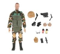 Fxzqgnh Figura de Acción Coleccionable de Policía con Accesorios, Realista, Apta para Adultos Y Adolescentes, Verde B