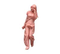 Fxzqgnh Figuras Coleccionables en Miniatura, Personajes Femeninos, Miniaturas de Trenes, Pintadas a Mano, Hechas de Resina Compacta, Ideales para Coleccionist, 2.8 Cm