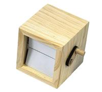 Fxzqgnh Flipbook de Fotos Caja Marco Álbum Animación Máquina Movimiento Manual Álbum Fotográfico Madera Compacto Adecuado para Recuerdos Familia, 16 Piezas de Color Marrón Claro