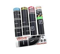 Fxzqgnh Juego de 28 Piezas de Cinta Adhesiva para Vías de Carretera Y Ferrocarril, Accesorios para Coches Y Juguetes, Vías de Carretera Y Ferrocarri, 300cm