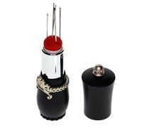 Fxzqgnh Juego de 6 Portaagujas Y Cojines, Accesorios de Costura, Herramientas de Costura Portátiles de Plástico, Perfectos para Regalar O Decorar Tu Hogar, Negro