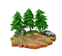 Fxzqgnh Kit Diorama con Árboles Realista Kit Paisaje con Árboles Creativo Maqueta Paisaje en Miniatura para Aficionados, Exposición, Bosque