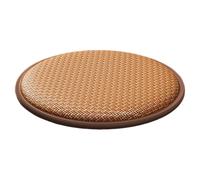 Fxzqgnh Meditación Mat Cojín Asiento Antideslizante Versátil Comodidad Suave Fácil de Limpiar Multifuncional Adecuado para Ejercicios Prácticas D, Style a, Diámetro 40cm