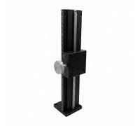 Fxzqgnh Mesa Deslizante de Cola de Ranura Eje Z Movimiento Suave Mesa Elevadora Eje Z Carga Pesada Superficie Trabajo Microajuste Manual, LWZ60-L250