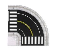 Fxzqgnh Miniatura Carretera Modelo Calle Ciudad Accesorio Decorativo Material PP Adecuada para Dioramas Arquitectónicos Paisajes Distribución de Calle, Sector