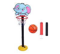 Fxzqgnh Minijuego de Baloncesto, Aro de Baloncesto, Juguetes para Exteriores, Juguetes Deportivos, Juego de Pelotas, Aros de Baloncesto Ajustables para Pared, Elefante