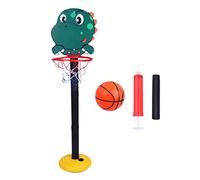Fxzqgnh Minijuego de Baloncesto, Aro de Baloncesto, Juguetes para Exteriores, Juguetes Deportivos, Juego de Pelotas, Aros de Baloncesto Ajustables para Pared, Dinosaurio
