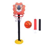 Fxzqgnh Minijuego de Baloncesto, Aro de Baloncesto, Juguetes para Exteriores, Juguetes Deportivos, Juego de Pelotas, Aros de Baloncesto Ajustables para Pared, león