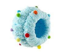 Fxzqgnh Nido para pájaros pequeños, casa de cría para periquitos, cama elegante para tortolitos, fácil de limpiar, acogedora casa para periquitos, azul