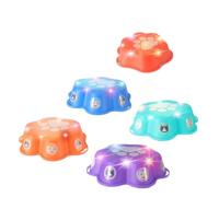 Fxzqgnh Piedras Luminosas para Caminar, Juguete Educativo, Multicolor, Juego de Coordinación, Habilidades Motoras Finas, Juguete Sensorial, 5 Uds.