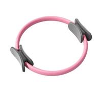 Fxzqgnh Pilates Aro para Pilates Círculo Ejercitador Piernas Tonificador Muslos Equipo de Resistencia Fabricado en Fibra de Vidrio para Principiantes Y Expert, Rosa