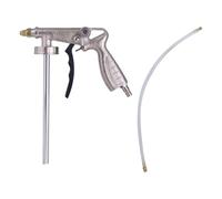 Fxzqgnh Pistola de Pintura Pulverizador Manual Rociador para Automóvil Aplicador Protector Y Dispositivo para Chasis de Metal Compacto Y Eficiente Adecuado P, Plata