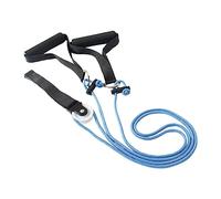 Fxzqgnh Polea de Hombro para Colgar en La Puerta, Equipo de Fitness, de Polea de Hombro con Anclaje para Puerta, Ejercitador de Brazos para Gimnasio E, Azul