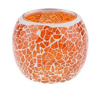 Fxzqgnh Portavelas de Mesa para Velas Votivas, Velas de Té, Elegante Centro de Mesa de Mosaico, Candelabro, Portavelas, Decoración de Mesa, # 9, Individual