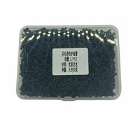 Fxzqgnh Protector de Cuerdas de Nailon Caja Surtida Ojal Bádminton Dureza 65HD Accesorio Deportivo, N801 Negro, Tubo De Línea Única 2.1 13 para Ambos Lados De La Cabeza En T