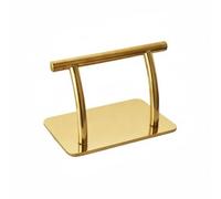 Fxzqgnh Reposapiés de Peluquería Reposapiés Soporte Accesorio con Diseño Móvil sin Fijaciones Acabado Brillante Que el Entorno Compatibilidad Universal con, Gold