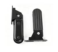 Fxzqgnh Reposapiés Delantero Resistente Clavija Seguro Estribo para Viajes Diarios, Negro, 5cm