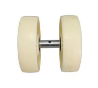 Fxzqgnh Rodillo Nylon con Rodamiento Industrial Rueda Ruedas para Talleres, Rueda De Nailon Grande, Ensamblaje De Rueda De Nailon Grande