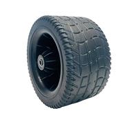 Fxzqgnh Rueda de carrito plegable, rueda de cortacésped, rueda de doble rodamiento, PVC/PP, resistente a pinchazos, adecuada para jardín, playa, equipo de transporte, estilo E