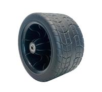 Fxzqgnh Rueda de carrito plegable, rueda de cortacésped, rueda de doble rodamiento, PVC/PP, resistente a pinchazos, adecuada para jardín, playa, equipo de transporte, estilo D