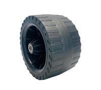 Fxzqgnh Rueda de carrito plegable, rueda de cortacésped, rueda de doble rodamiento, PVC/PP, resistente a pinchazos, adecuada para jardín, playa, equipo de transporte, estilo C