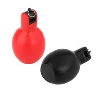Fxzqgnh Silbatos de Presión Manual de 2 Pulgadas, Silbato de Entrenador, Silbato Deportivo Manual de Alta Potencia, Silbato de Entrenamiento para Caminar, Ca, Rojo y Negro